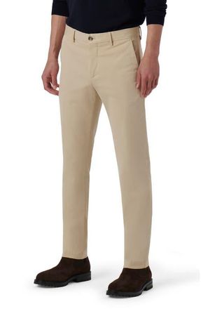 Bugatchi Stretch Cotton Blend Twill Chinos in Willow at Nordstrom, Size 30
