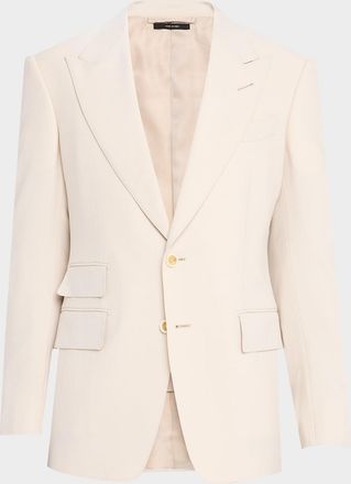 Tom Ford Wool/Cashmere-Blend Single-Breasted Blazer