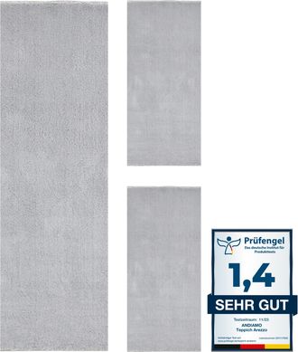 Andiamo Bettumrandung »Arezzo« Höhe 16 mm 1 Stk. tlg. Uni Farben, weicher Flor, waschbar, ideal im Wohnzimmer & Schlafzimmer