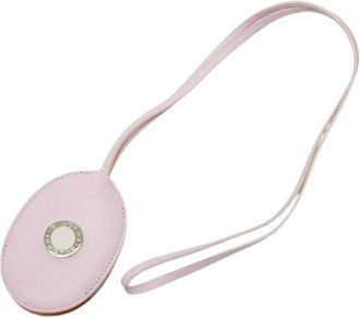 Bulgari Pre-owned Accessories, female, Pink, Size: ONE SIZE Pre-owned Leather Key-holder