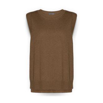 Elena Miro Dames, Truien, Bruin, Maat: 3XL Wol