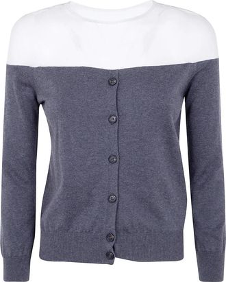 Maison Margiela Cardigans - Dames - Vesten - Grijs - XS - Truien & Vesten