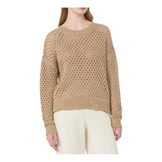 Max Mara Geyser Sweater - Dames - Ronde hals truien - Beige - S - Truien & Vesten