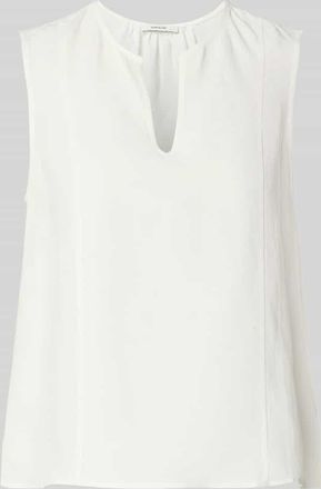 OPUS Blusentop aus Viskose-Leinen-Mix Modell Fazil in Offwhite, Gr&ouml;&szlig;e 36