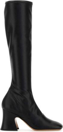 Chlo&eacute; Janis Heeled Boot - Dames - Laarzen met Hak - Zwart - 41 EU - Leer - Schoenen