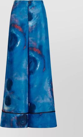 Marni wide leg trousers elastic waistband