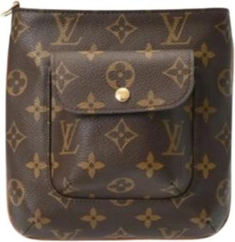 Louis Vuitton Pre-owned Clutches, female, Brown, Size: ONE SIZE Pre-owned Canvas Clutch