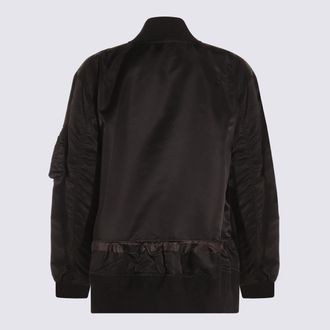 sacai Womens Jackets Black _ny