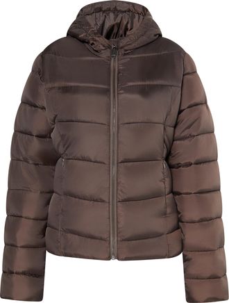 Usha Gewatteerd jack Dames donkerbruin