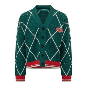 Barrow Cardigan con Scollo a V - - Knitwear - Uomo - Verde - L