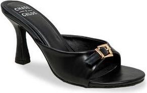 Chase + Chloe by Intouch Footwear Iridessa Buckle Slide Sandal in Black at Nordstrom Rack, Size 5.5