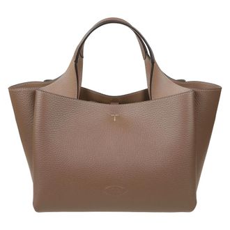 Tod's Tods, Handbags, female, Brown, Size: ONE SIZE T Timeless Small Leather Bag