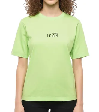Dsquared2 Green Logo Crew Neck T-Shirt