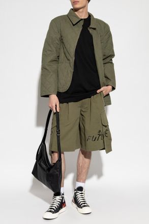 Comme Des Gar&ccedil;ons Comme Des Gar&ccedil;ons Shirt Cargo Shorts, Mens, Green