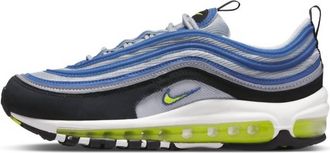 Nike Womens Air Max 97 Og Low-Top Fashion Sneakers In Atlantic Blue/voltage Yellow