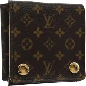 Louis Vuitton Pre-owned Canvas pouches - Dames - Vintage Clutch - Bruin - ONE Size - Vintage