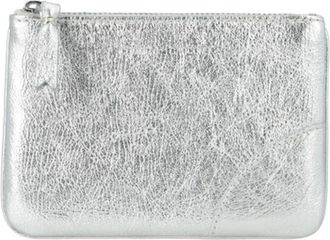 Comme Des Gar&ccedil;ons Bustina Oro Argento - Dames - Clutches - Grijs - ONE Size - Tassen