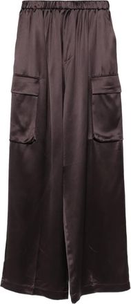 Frankie Shop Pantaloni con tasche - Marrone