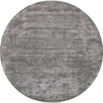 benuta Alfombra viscosa redondo gris ø 160 redondo