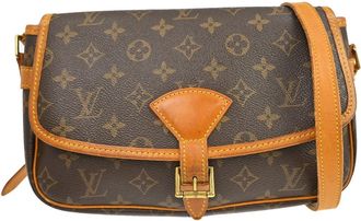 Louis Vuitton Sologne Monogram Canvas Brown Canvas Handbag (Pre-Owned)