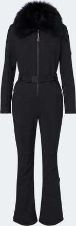 Yves Salomon Belted shearling-trimmed ski suit