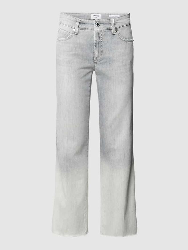 Relaxed Fit Jeans mit Stretch-Anteil in Hellgrau, Gr&ouml;&szlig;e 40