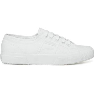 Superga 2750 Cotu Classic Sneakers in Total White at Nordstrom, Size 45