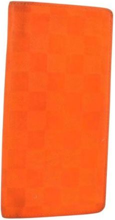 Louis Vuitton Pre-owned Wallets, female, Orange, Size: ONE SIZE Pre-owned Leather Wallet
