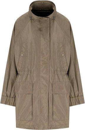 Max Mara Dames, Jassen, Beige, Maat: 2XS Poliester