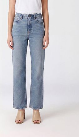 Golden Goose Jeans Norma a vita alta con gamba dritta in denim