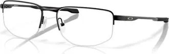 Oakley 54mm Rectangle optical glasses in Black at Nordstrom