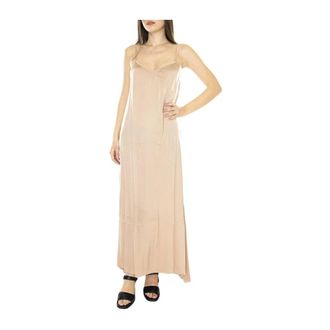 Alessia Santi Dames, Jurken, Geel, Maat: M Viscose