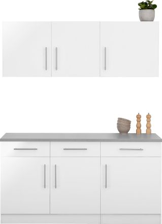 Wiho Küchen Pantryküche »Cali« ohne E-Geräte, Breite 160 cm