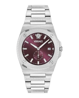 Versace Tolomeo Mens Silver Watch VE0V00125 Stainless Steel - One Size