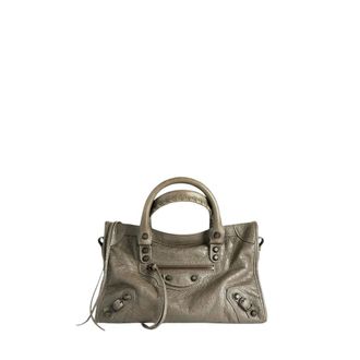 Balenciaga Tote Bags, female, Green, Size: ONE SIZE Le City Small