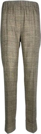 D.exterior Slim-fit Broek - Dames - Slim Fit Broeken - Bruin - L - Leer - Broeken