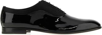 Dolce & Gabbana Lace-Up Schoenen - Heren - Nette schoenen - Zwart - 45 EU - Leer - Schoenen