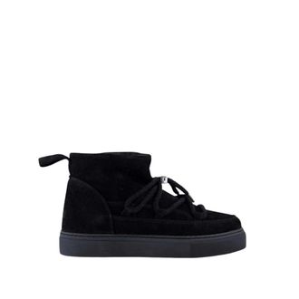 INUIKII Schoenen, Dames, Zwart, 38 EU, Wol, Classic Low Boot