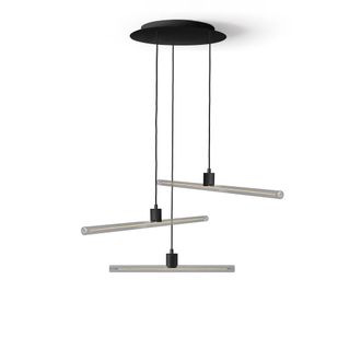 Daylight Italia L&aacute;mpara de techo con roset&oacute;n negro