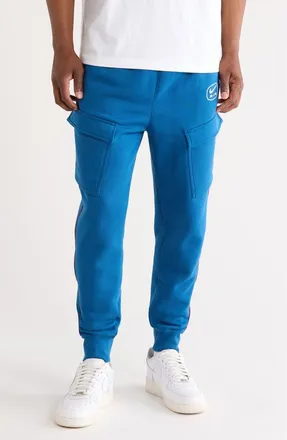 Nike Air Fleece Cargo Sweatpants in Court Blue/Team Crimson at Nordstrom Rack, Size X-Large