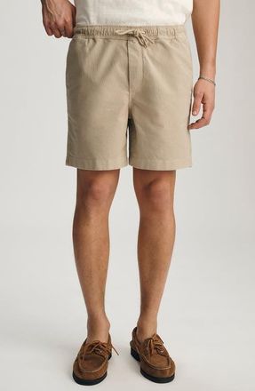 Mavi Textured Drawstring Shorts in Feather Gray at Nordstrom, Size X-Large