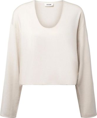Drykorn Somaija Gebreide Trui - Dames - Truien - Beige - Maat: XL Polyamide