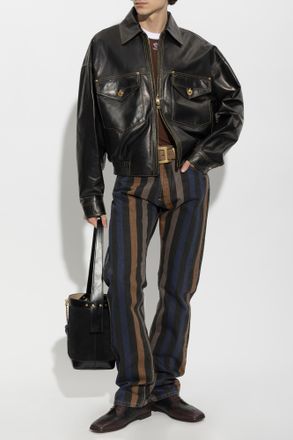 Versace Jeans With Striped Pattern, Mens, Multicolour