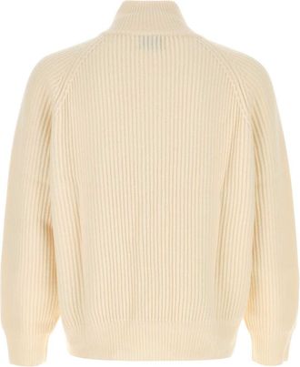 Le Kasha Mens Lette Sweater White Organic Cashmere
