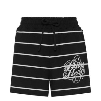 Philipp Plein Sport Shorts - Dames - Bermuda - Zwart - S - Katoen - Korte Broeken