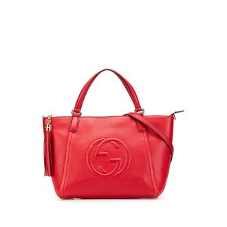 Gucci Soho Schoudertas met Gegraveerd Logo
