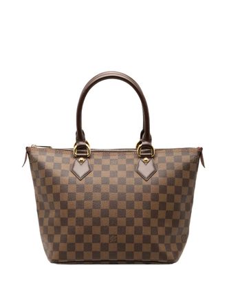 Louis Vuitton 2006 Damier Ebene Saleya PM handbag - Bruin