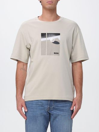 HUGO BOSS T-shirt in cotone stampata