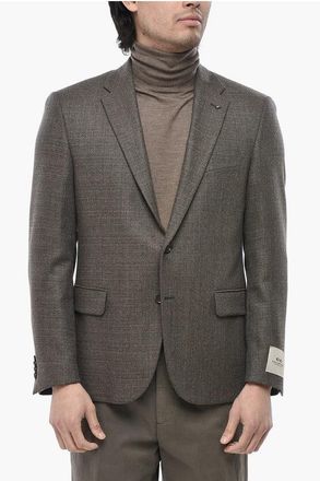 Corneliani CC COLLECTION 2-Button Virgin Wool Blazer with Double Vent size 48