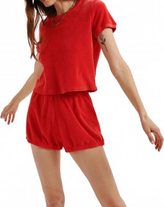 Suzie Kondi Hera Bloomers Short In Cherry